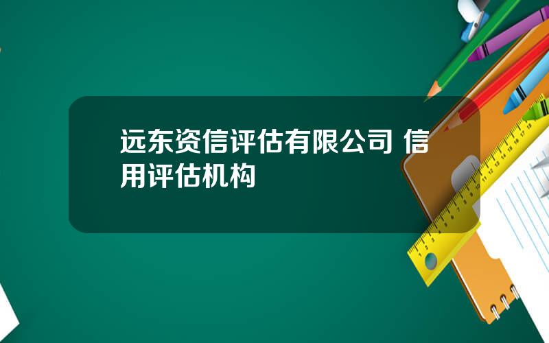 远东资信评估有限公司 信用评估机构